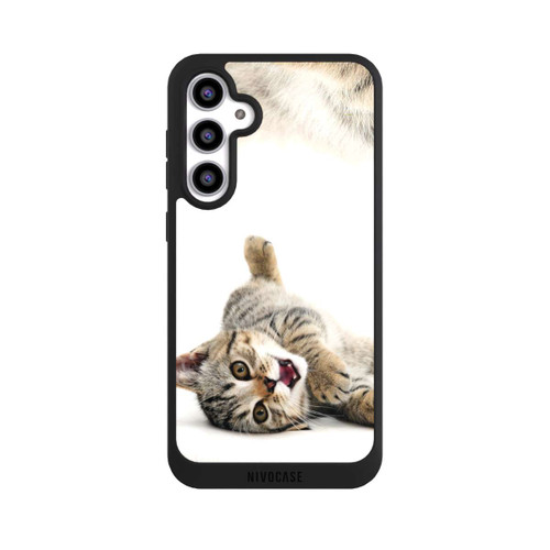 Samsung Galaxy S23 FE NIVOpure Cat Rolling around