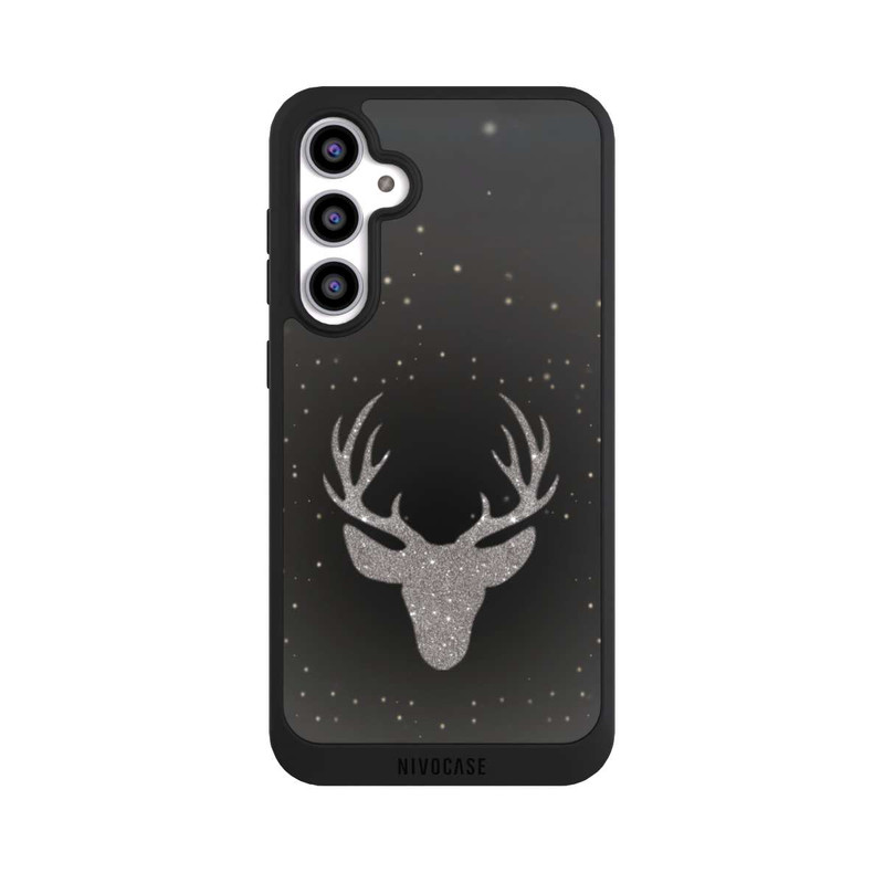 Galaxy S23 FE NIVOpure Hirsch Glitzer Look