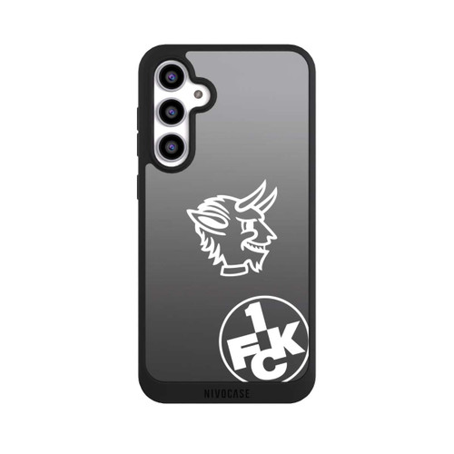 Samsung Galaxy S23 FE NIVOpure Teufelskopf FCK auf Schwarz