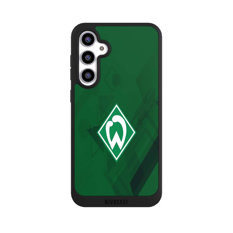 Galaxy S23 FE NIVOpure Grüne Grafikelemente - Werder Bremen