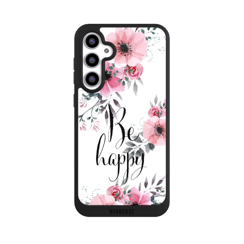 Galaxy S23 FE NIVOpure Be Happy Blumen