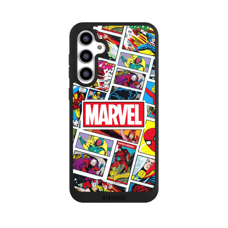 Galaxy S23 FE NIVOpure Marvel Comic Pattern