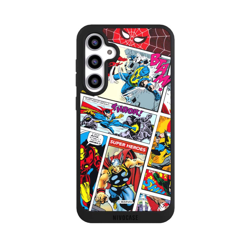 Galaxy S23 FE NIVOpure Marvel Retro Comic Blue