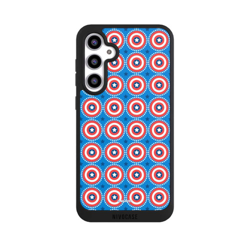 Samsung Galaxy S23 FE NIVOpure Captain American Shield Pattern