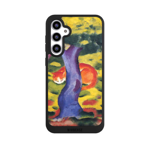 Samsung Galaxy S23 FE NIVOpure Cat Behind Tree by Franz Marc