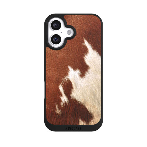 Apple iPhone 16 NIVOpure Kuhfell Look