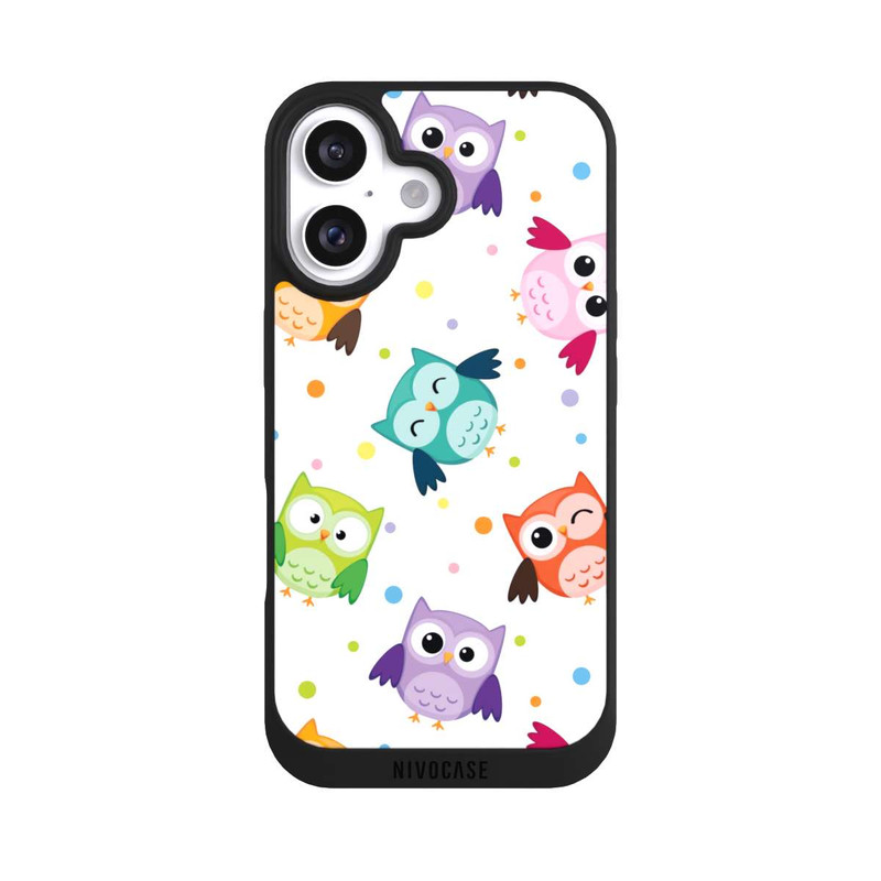 iPhone 16 NIVOpure Konfetti Owls