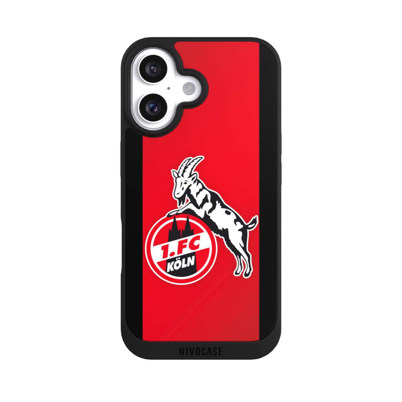 iPhone 16 NIVOpure 1. FC Köln Schwarz