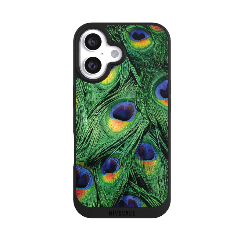 iPhone 16 NIVOpure Pfauenfedern