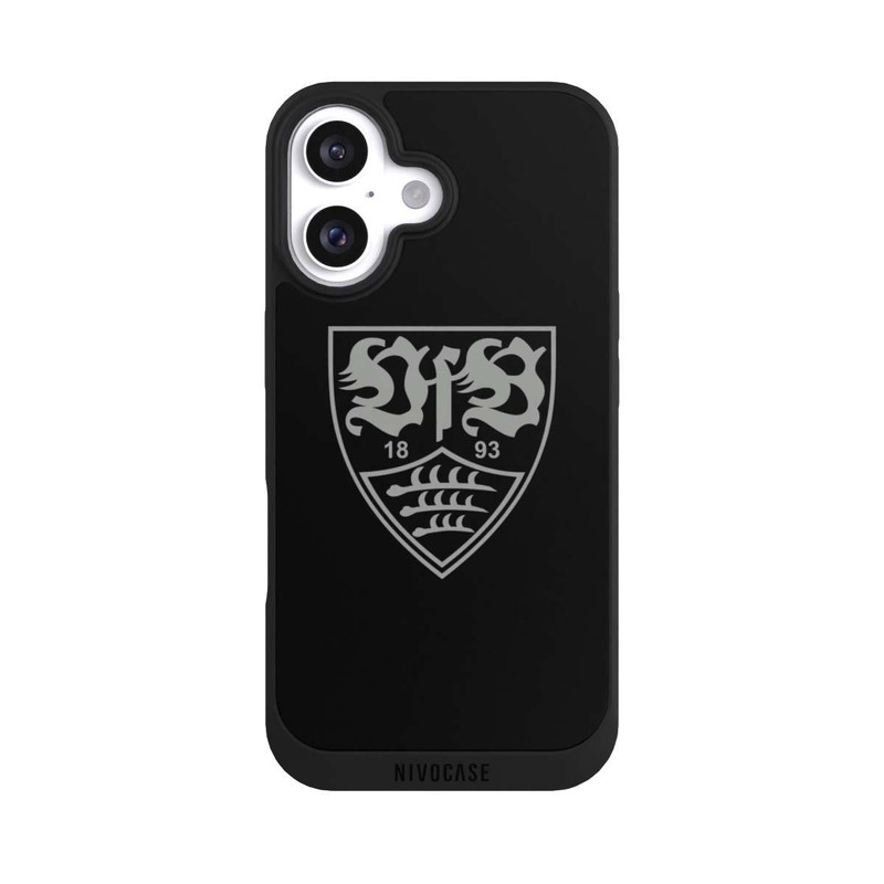 iPhone 16 NIVOpure VfB Stuttgart Schwarz