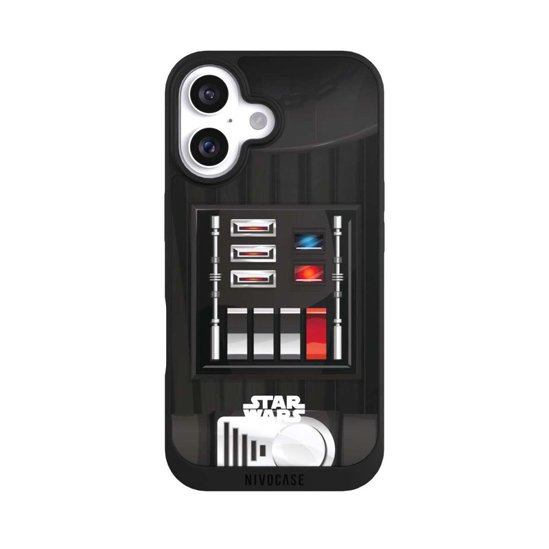 iPhone 16 NIVOpure Gros plan sur Dark Vador