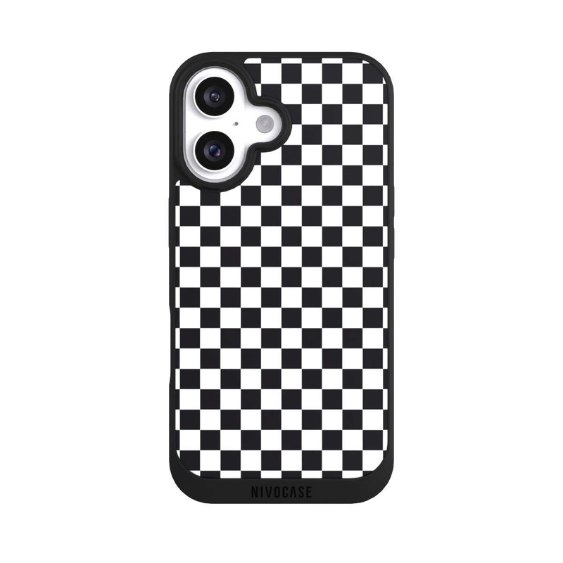 iPhone 16 NIVOpure Ska  - schwarz & weiß