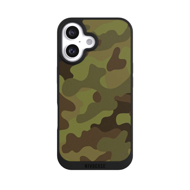 iPhone 16 NIVOpure Denim militaire Camo
