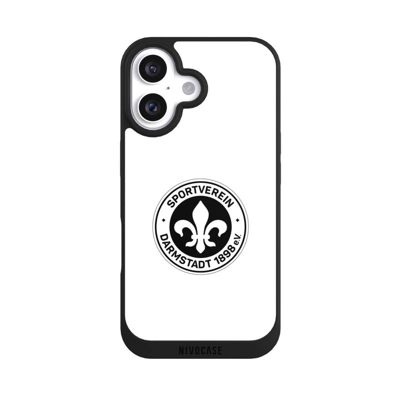 iPhone 16 NIVOpure SV Darmstadt 98 - Weiß