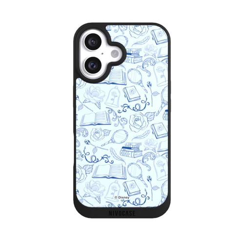 Apple iPhone 16 NIVOpure Beauty and Beast Pattern Blue