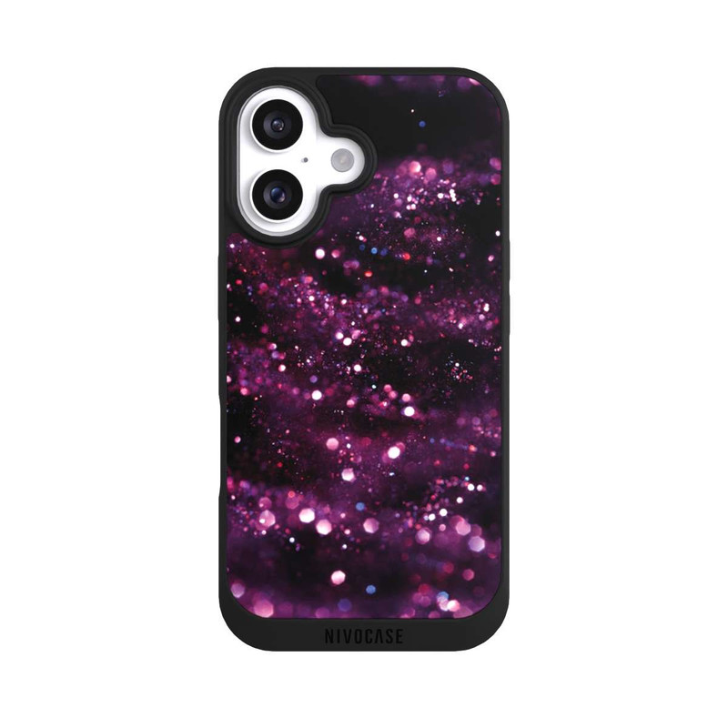 iPhone 16 NIVOpure Lilac Sparkles Look