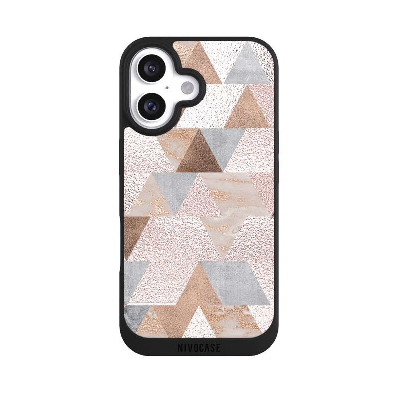 iPhone 16 NIVOpure  Schimmernde Dreiecke
