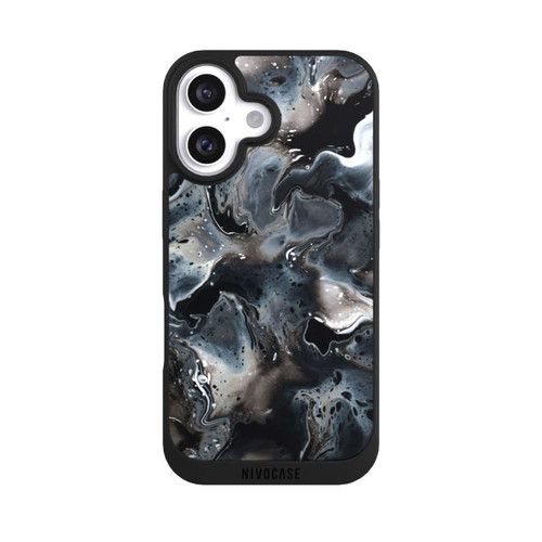 Apple iPhone 16 NIVOpure Kaysymoon Grau Marmoriert