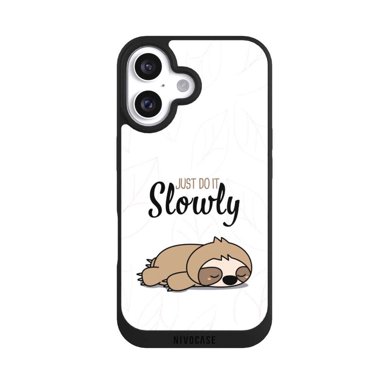 iPhone 16 NIVOpure Just Do It Slowly Paresseux