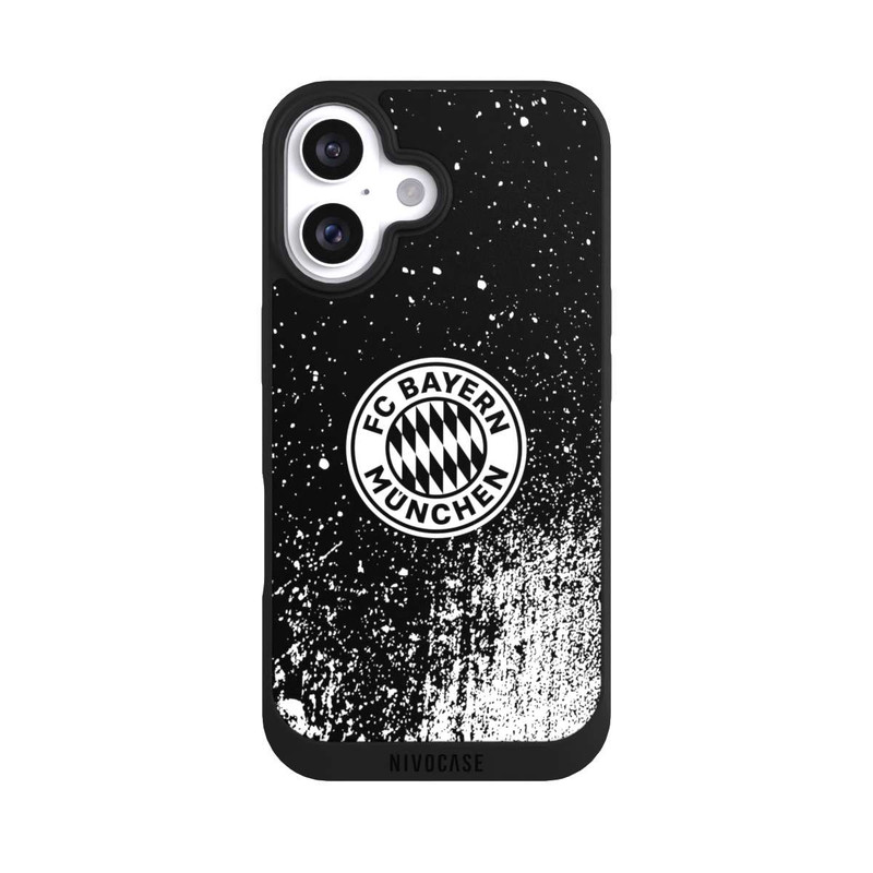 iPhone 16 NIVOpure Splatter Schwarz - FCB