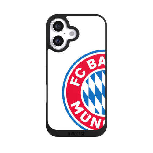 Apple iPhone 16 NIVOpure Großes FCB Logo Weiß