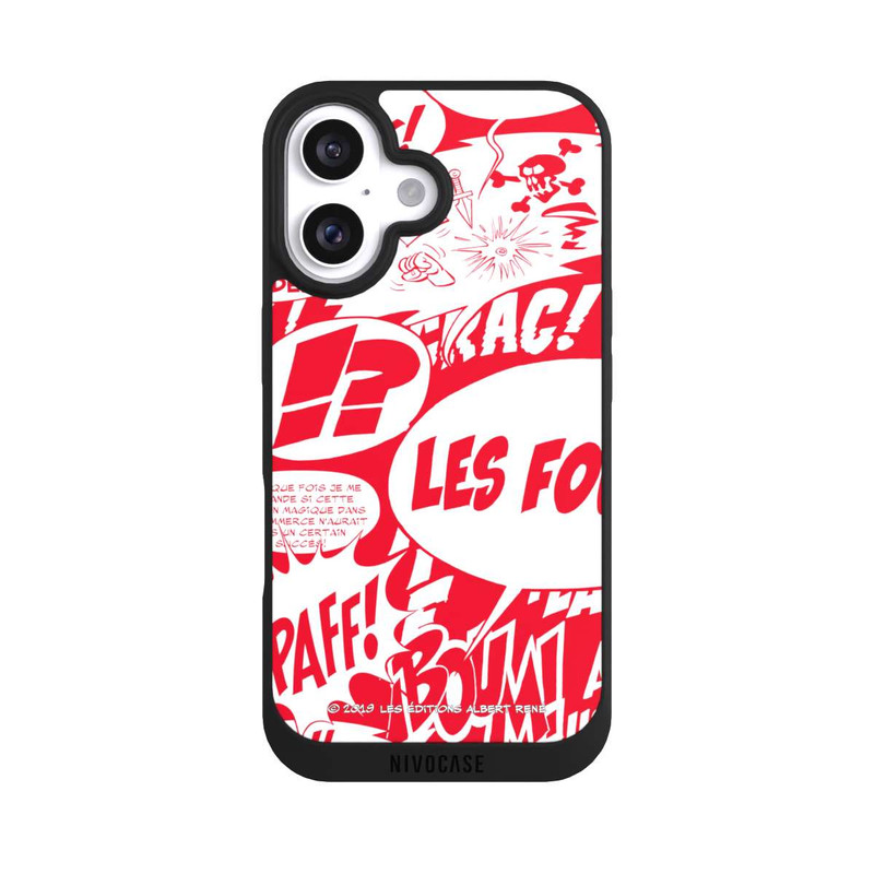 iPhone 16 NIVOpure Speech Bubbles Asterix Red