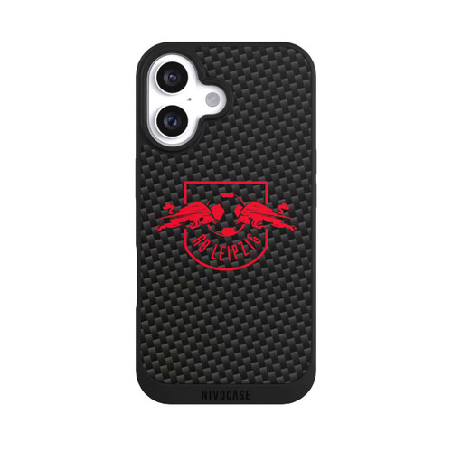  NIVOpure Rotes RB Leipzig Logo auf Carbonoptik
