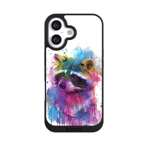 Apple iPhone 16 NIVOpure Happy Racoon