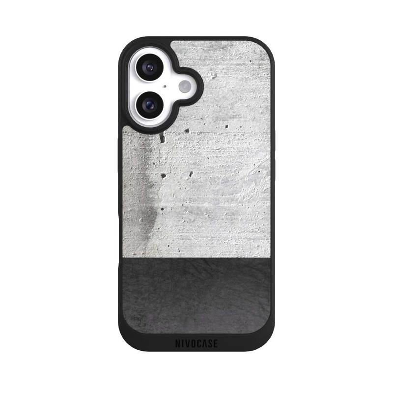 iPhone 16 NIVOpure Leder und Beton