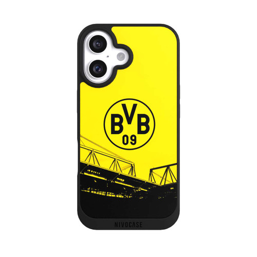 Apple iPhone 16 NIVOpure Stadion Schwarz-Gelb - BVB