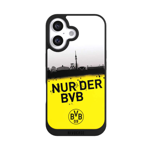 Apple iPhone 16 NIVOpure Nur der BVB - Silhouette