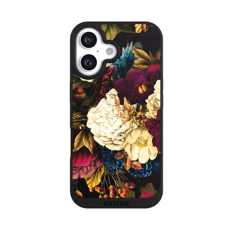 iPhone 16 NIVOpure Dark Vintage Flowers