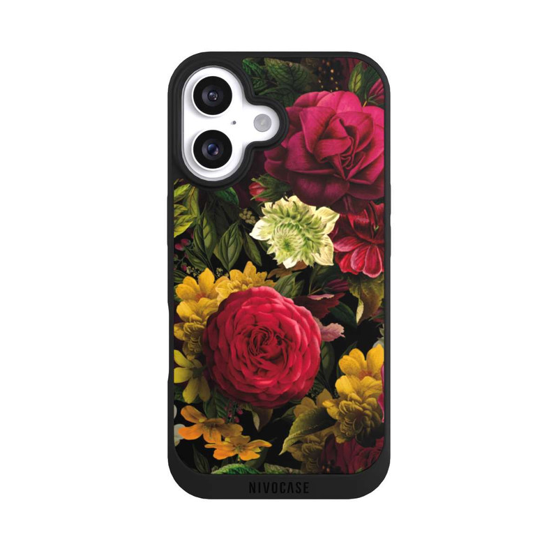 iPhone 16 NIVOpure Farbenfrohe Blumen