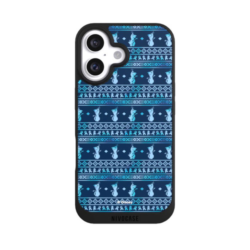 Apple iPhone 16 NIVOpure Olaf Pattern Blue
