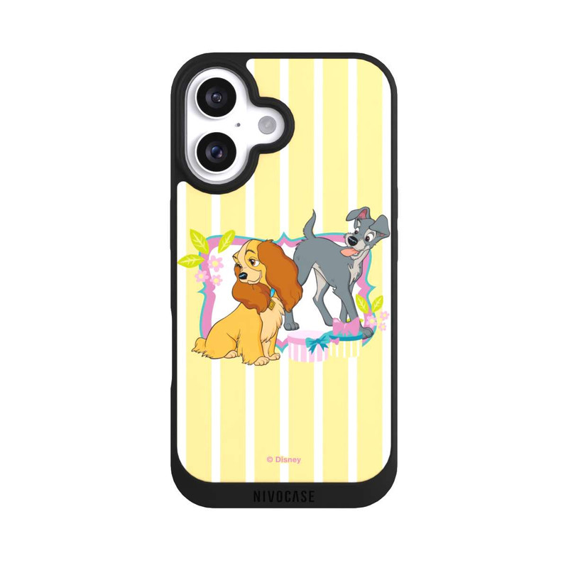 iPhone 16 NIVOpure Lady And The Tramp Frame yellow
