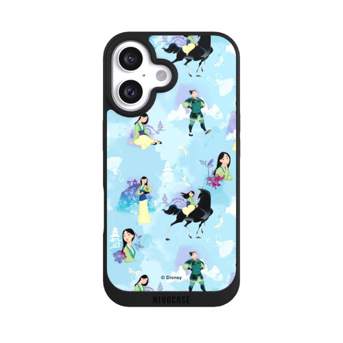 Apple iPhone 16 NIVOpure Mulan Watercolour Pattern