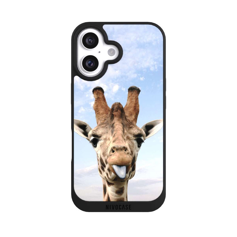 iPhone 16 NIVOpure Giraffe On Road