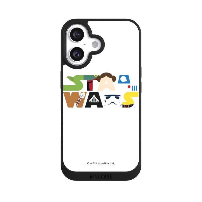iPhone 16 NIVOpure Logo de la bande dessinée Star Wars