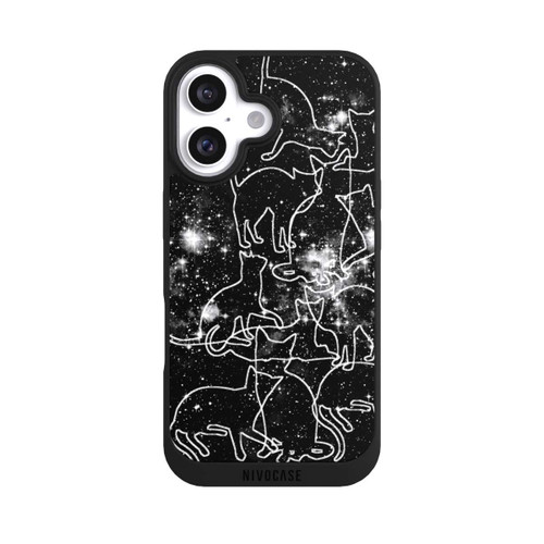Apple iPhone 16 NIVOpure Starry Night Cats