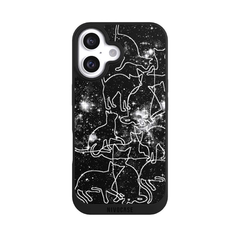 iPhone 16 NIVOpure Starry Night Cats