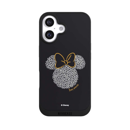 Apple iPhone 16 NIVOpure Minnie Black and White