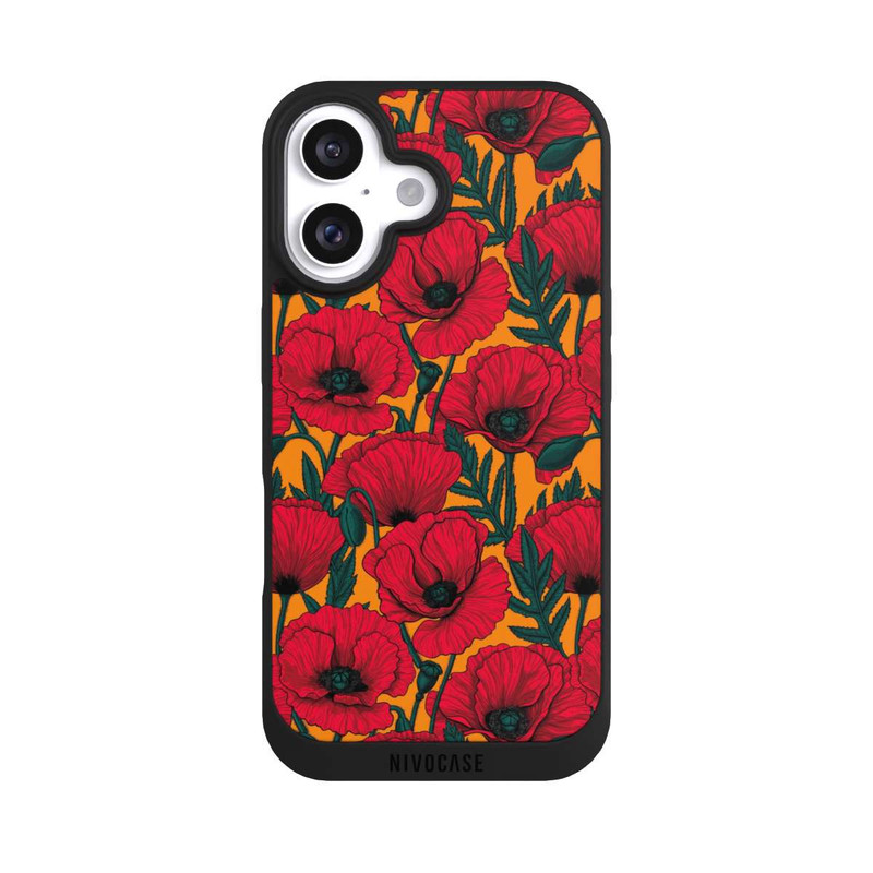 iPhone 16 NIVOpure Mohnblumen 1