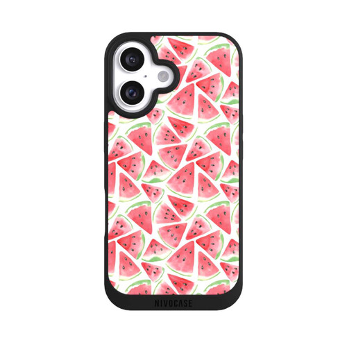 Apple iPhone 16 NIVOpure Wassermelonen Muster Watercolor