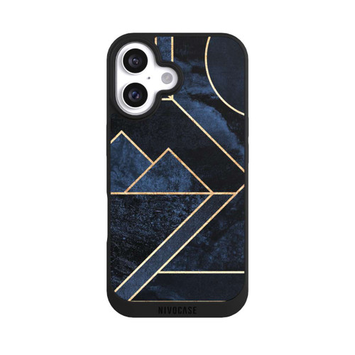Apple iPhone 16 NIVOpure Modern Wild Gold Print