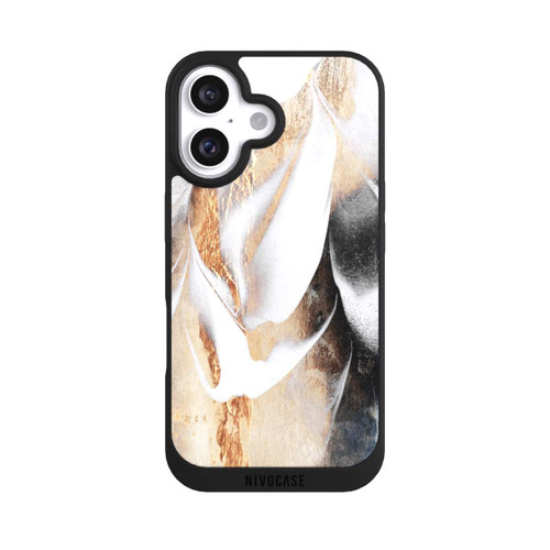 Apple iPhone 16 NIVOpure Soothe Your Soul Gold Print
