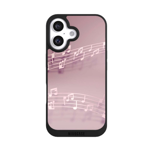 Apple iPhone 16 NIVOpure Musiknoten Girly