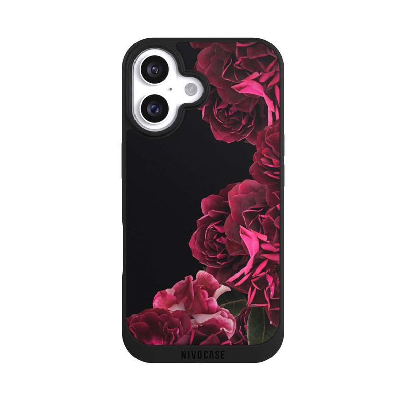 iPhone 16 NIVOpure Vintage Roses on Black