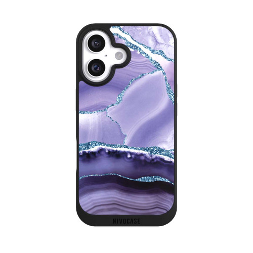 Apple iPhone 16 NIVOpure Flieder Marmor Landschaft