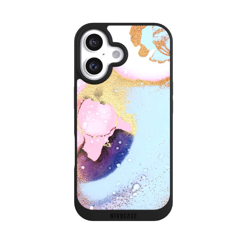 iPhone 16 NIVOpure Texture Encre Pastel Glamour