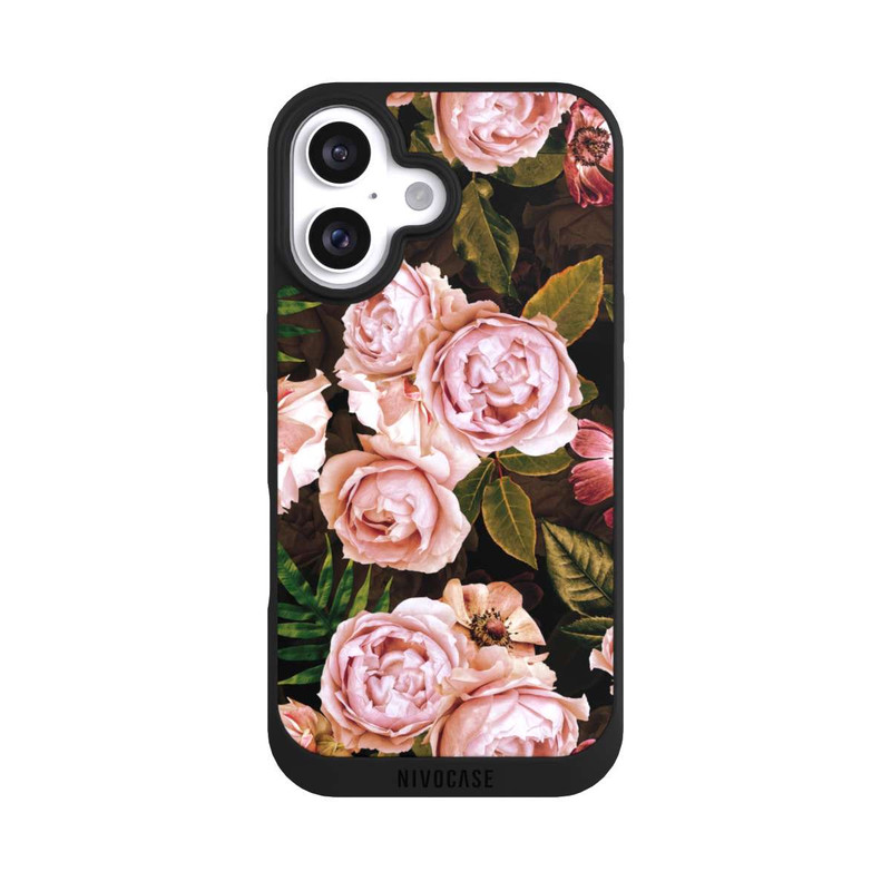 iPhone 16 NIVOpure Fond des roses vintage